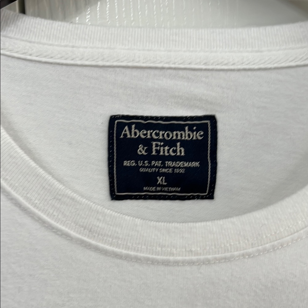 Abercrombie & Fitch White Men's Shirt
